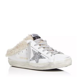 🌟Brand New Golden Goose shearling Slip on sneakers!🌟